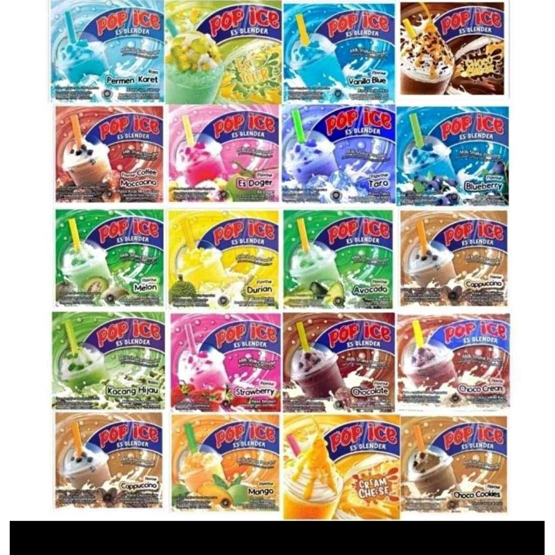 

POP ICE ALL VARIAN MINUMAN BUBUK 1 RENCENG ISI 10PCS