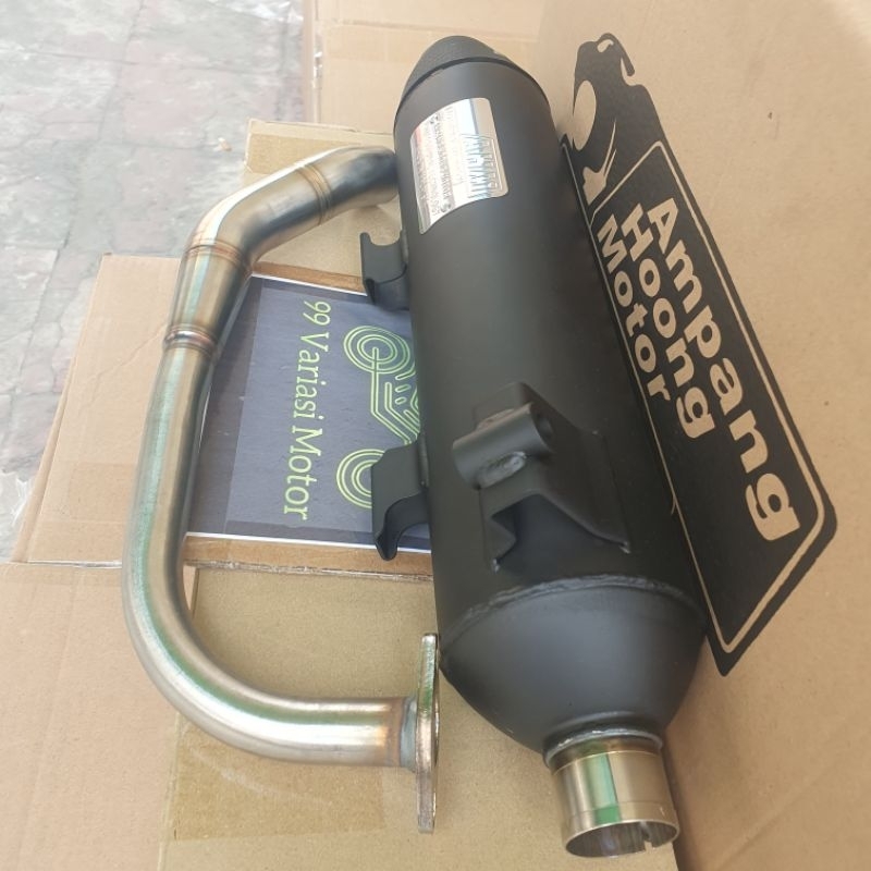 KNALPOT AHM VARIO 125 OLD VARIO 150 STANDAR RACING KNALPOT MOTOR MATIC METIK ORIGINAL AMPANG HONG