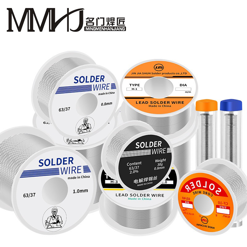 Timah Solder Timah Gulung 0.6mm 0.8mm 1.0mm 1.2mm 30G 50G 100G 200G 500G 30 gram 50 gram 100 gram 50