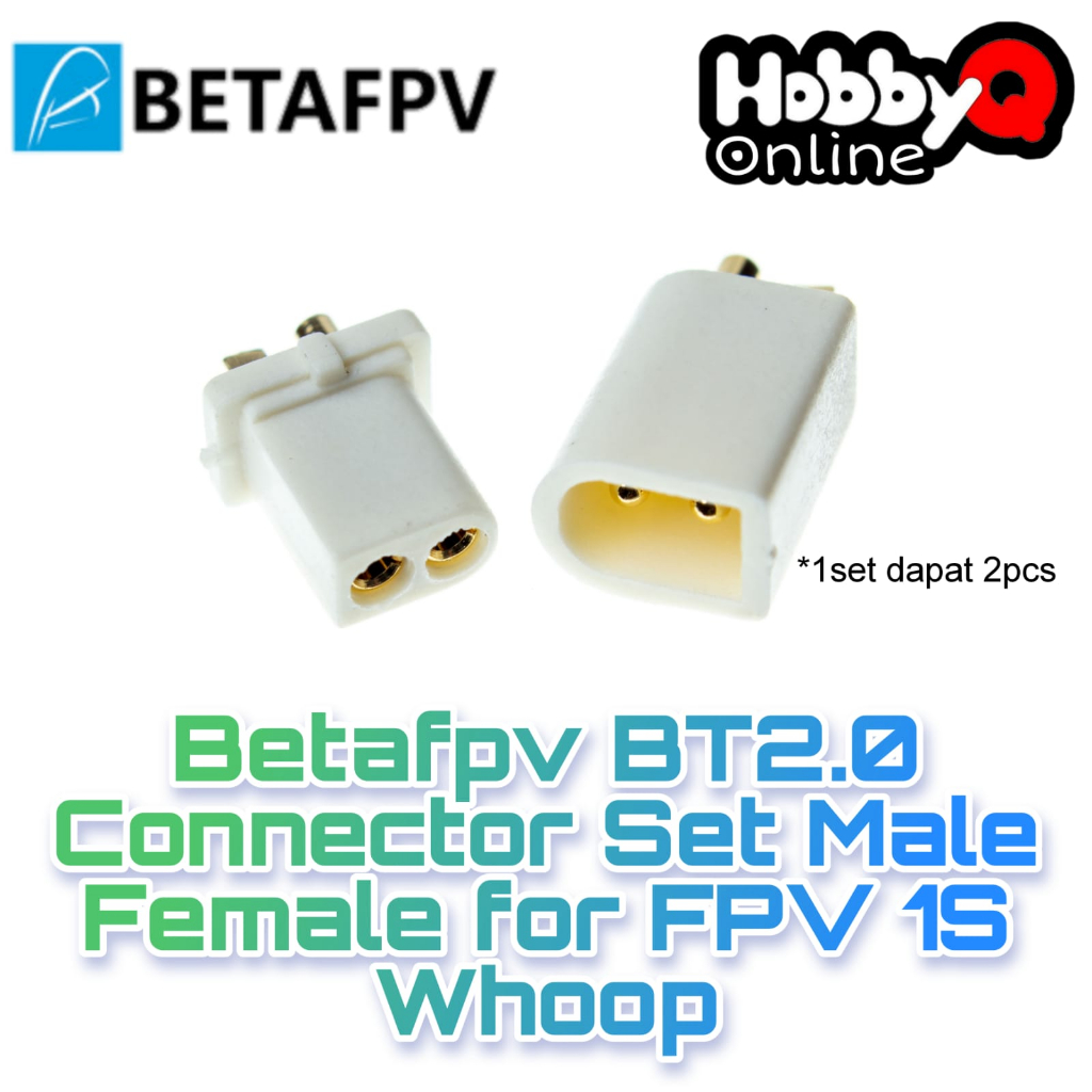 BETAFPV BT2.0 Connector Set Male Female for 1S Fpv Whoop Drone
