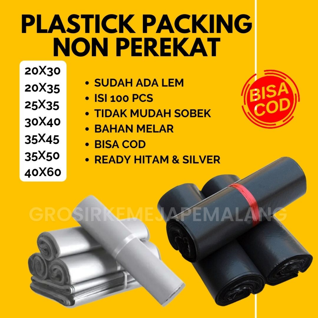 

Plastik Packing uk 20 x 35 HD Packing, Kantong bungkus Paket