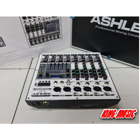 MIXER AUDIO ASHLEY M FOUR 4CH FREE KOPER ( USB,RECORDING,BLUETOOTH ) ORIGINAL