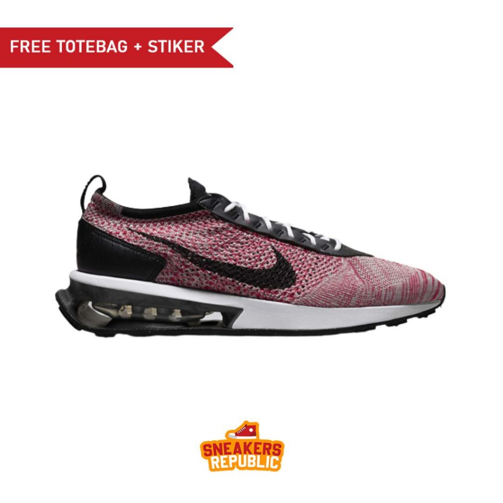 SEPATU NIKE AIR MAX FLYKNIT RACER RED SNEAKER ORIGINAL AUTHENTIC SHOES