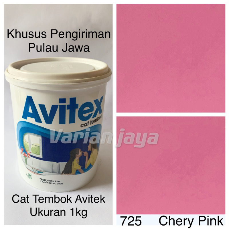 Cat Tembok 1kg Avitex Chery Pink 725