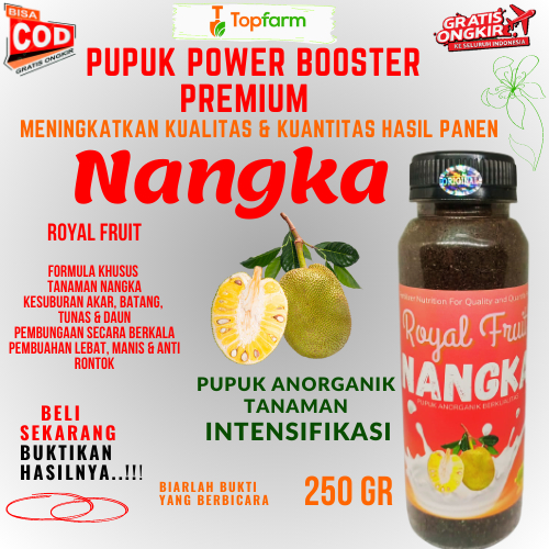 Pupuk Nangka / Pupuk Royal Fruit 250 gr / Pupuk Pelebat Buah Nangka / Pupuk Pembesar Buah Nangka / P