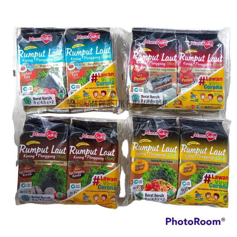 

Mamasuka Rumput Laut isi 2 x 4,5gr