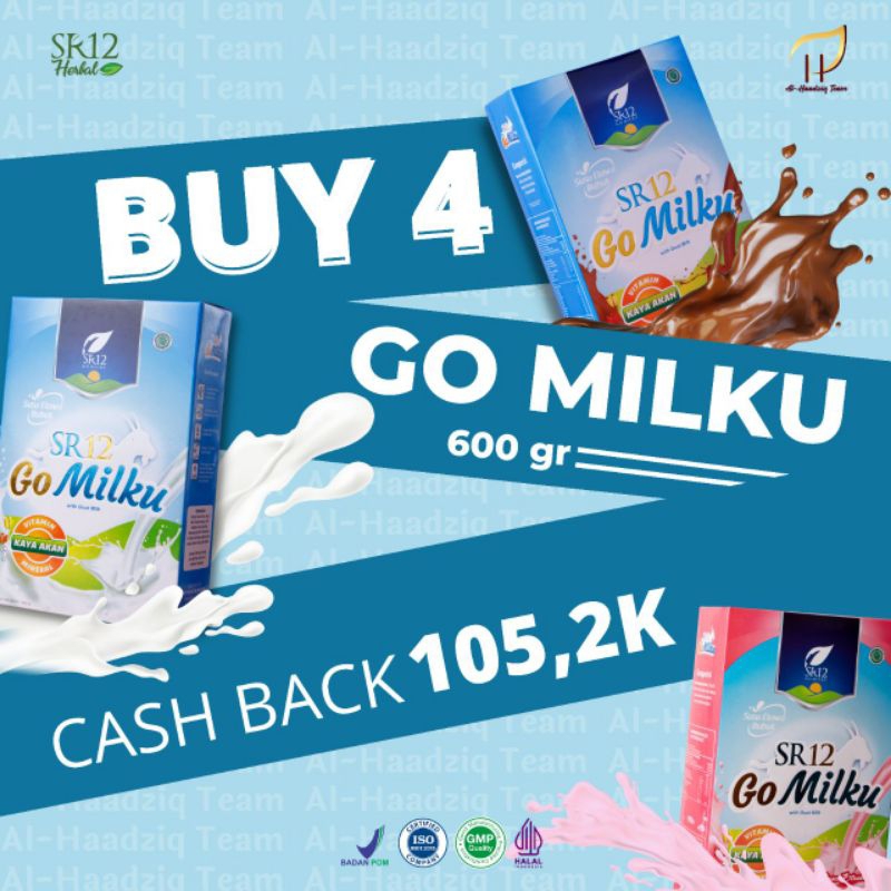 

SR12 BANGIL ORI BPOM-GO MILKU 600GR (Susu anak anak, susu lansia, susu herbal, susu kambing etawa)