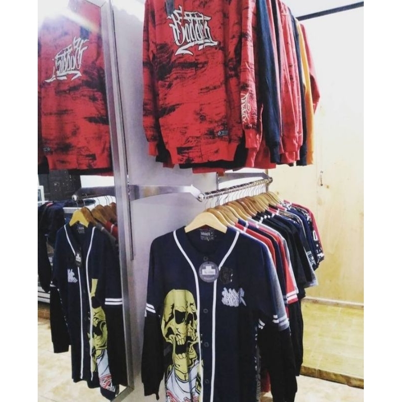 BADDICK BASEBALL JERSEY KAOS PRIA METAL