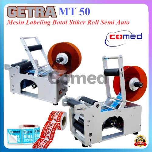 GETRA MT-50 Mesin Labeling Botol Stiker Roll Semi Auto / Mesin Label Botol / Labelling Bottle / Mesi