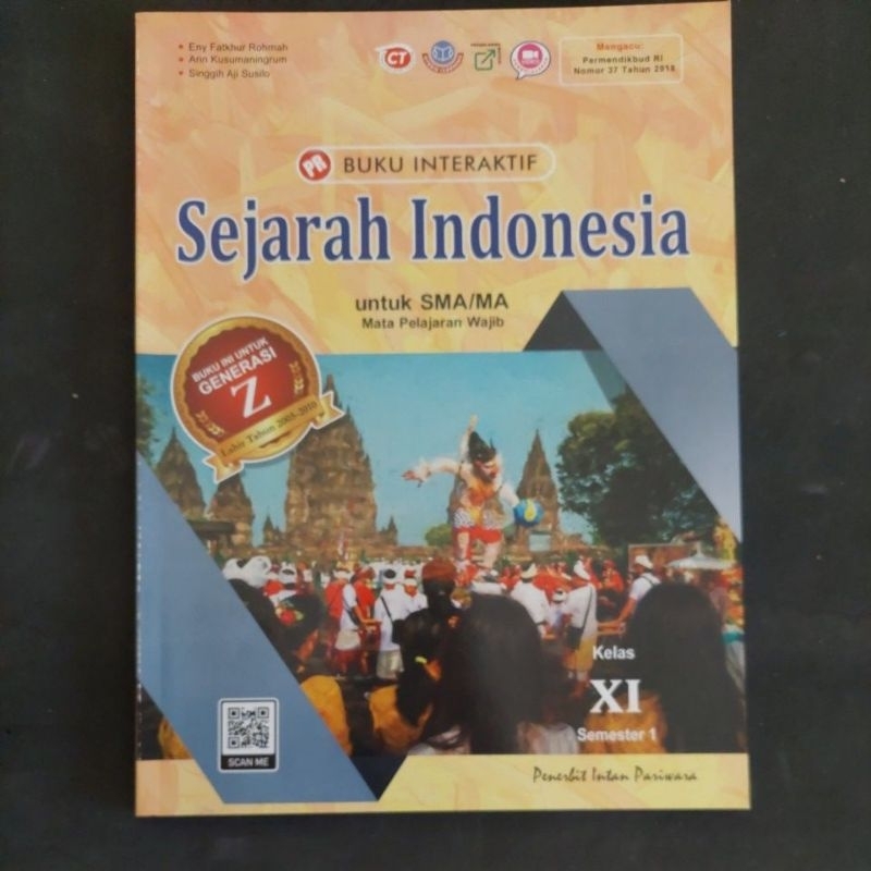 

Buku PR/LKS Sejarah Indonesia XI semester 1, 11a, (K13 revisi) Intan pariwara