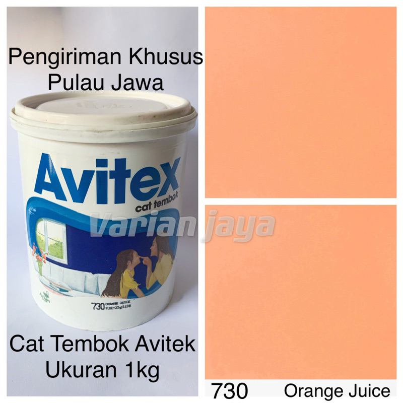 Cat Tembok 1kg Avitex Orange Juice 730