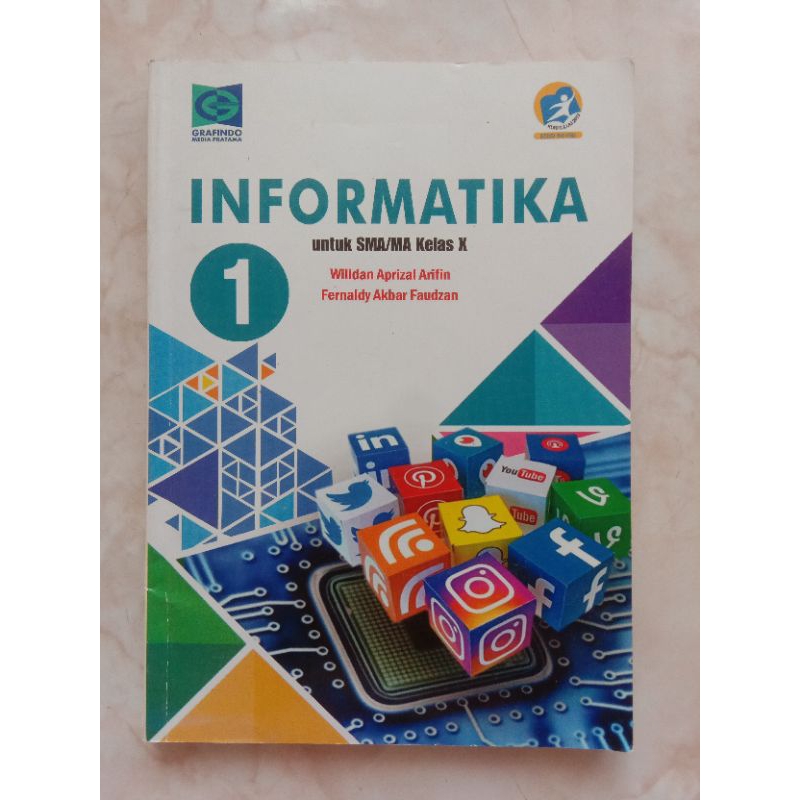 

Buku GRAFINDO MEDIA PRATAMA Informatika untuk SMA Kelas 10 | Edisi Revisi Kurikulum 2013 | Buku bekas (Preloved)