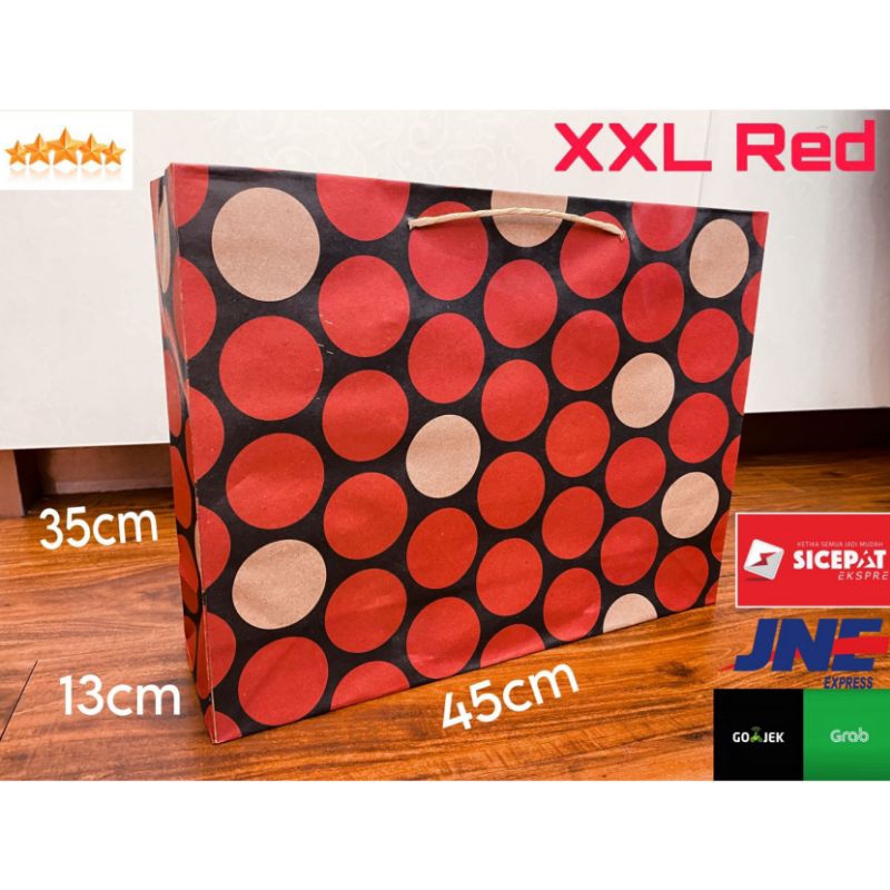 

Paperbag Pembelian Min 20pcs/Kelipatan 20pcs Paperbag XXL Bulat 43x17x35 Tas Kertas Tas Sepatu Goodie Bag Shopping Tas Belanja Tas Oleh Oleh Tas Bucket Tas box Sepatu