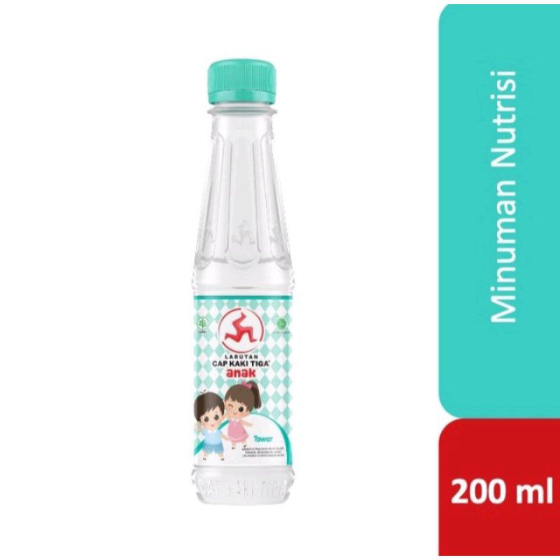 

Larutan Cap Kaki Tiga Anak Botol 200ml