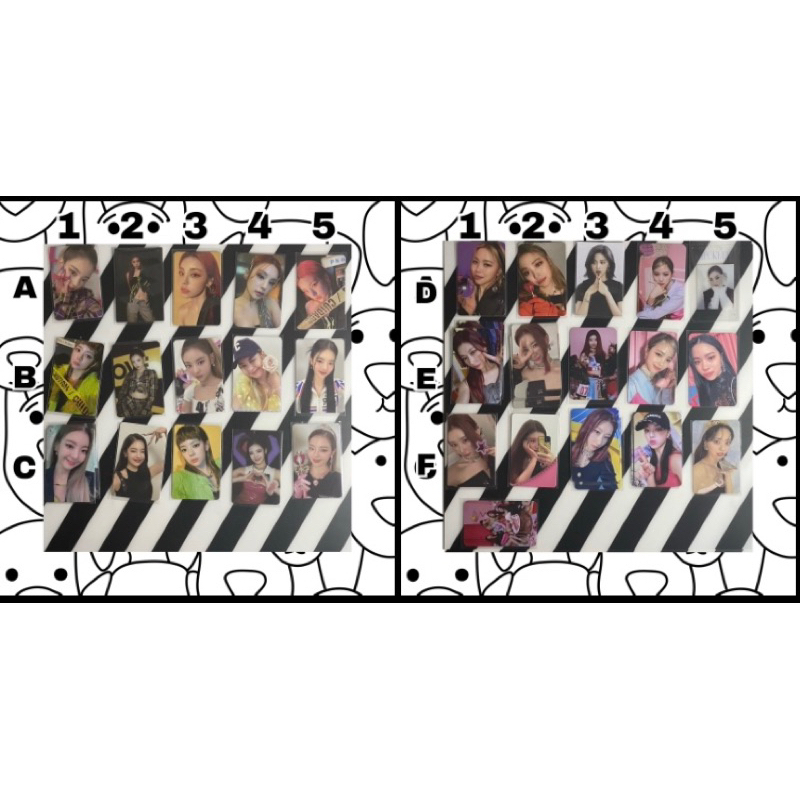 [OFFICIAL] Photocard ITZY (YEJI YUNA LIA CHAERYEONG YUNA) BENEFIT CRAZY IN LOVE LOCO CHECKMATE SNEAK