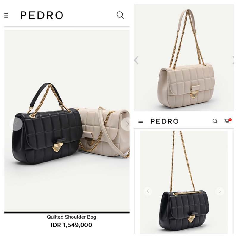 PEDRO QUILTED SHOULDER BAG