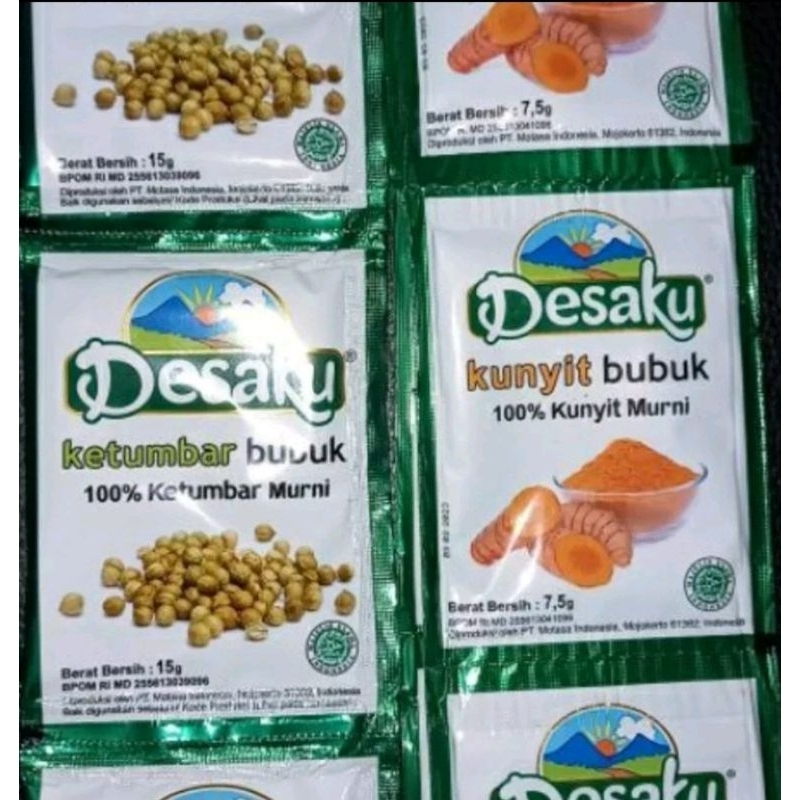 

Desaku Ketumbar Bubuk / Kunyit Bubuk 1 Renceng