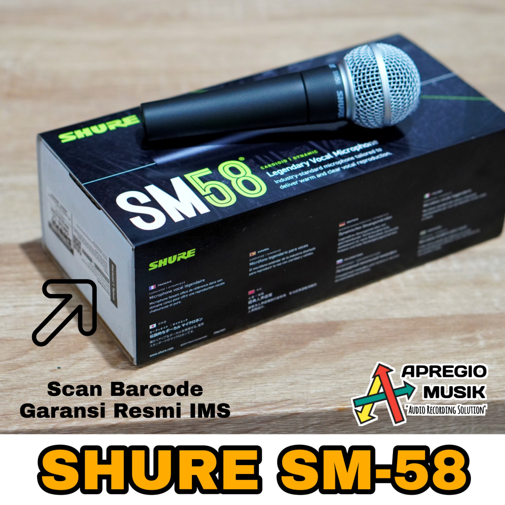 Shure SM58-LC SM58 SM 58 Original Dynamic Vocal Microphone
