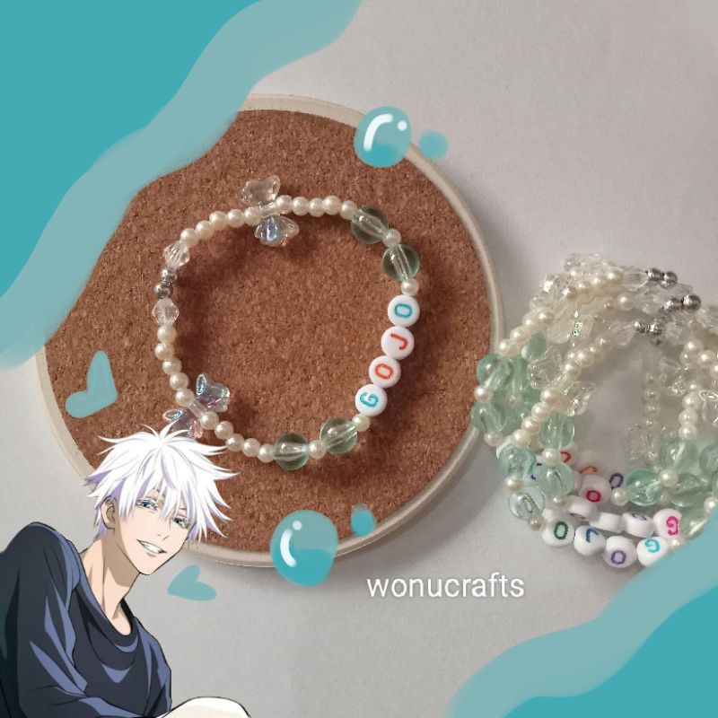 jujutsu kaisen - gojo satoru gelang / bracelet