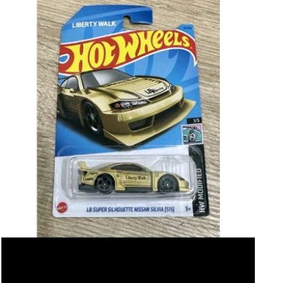 tissu nice 10 pack + hotwhells Nissan Silvia Lbwk Gold