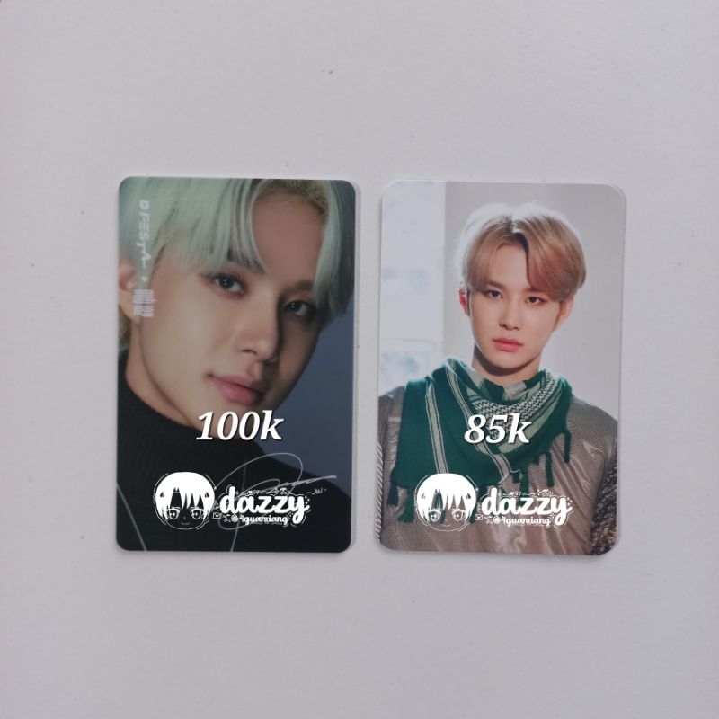 PC Photocard Jungwoo Dfesta Photo Ticket dan PC Awaken Album Japan