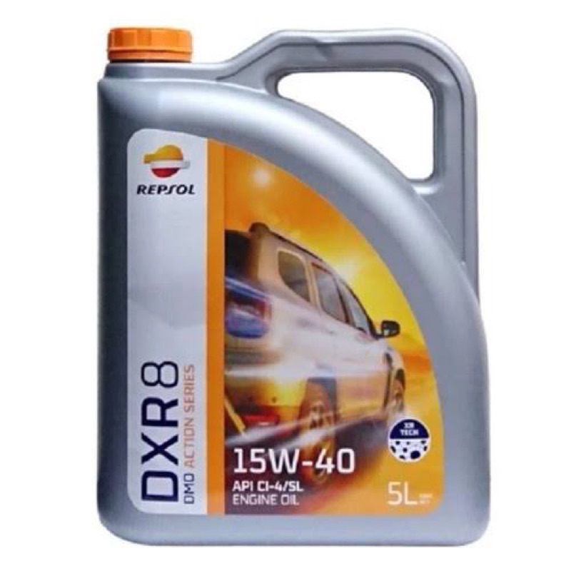 Oli Repsol DXR8 Turbo Diesel 15W40 (Kemasan Baru) | 5 Liter