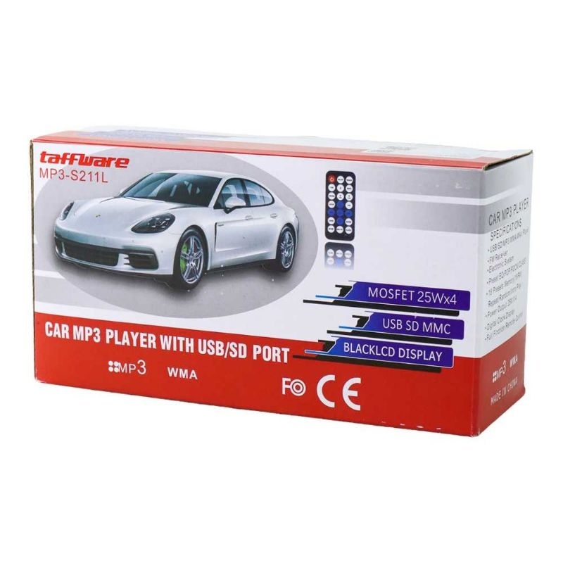 Taffware Tipe Audio Mobil MP3 Player Bluetooth Wireless - MP3-S211L