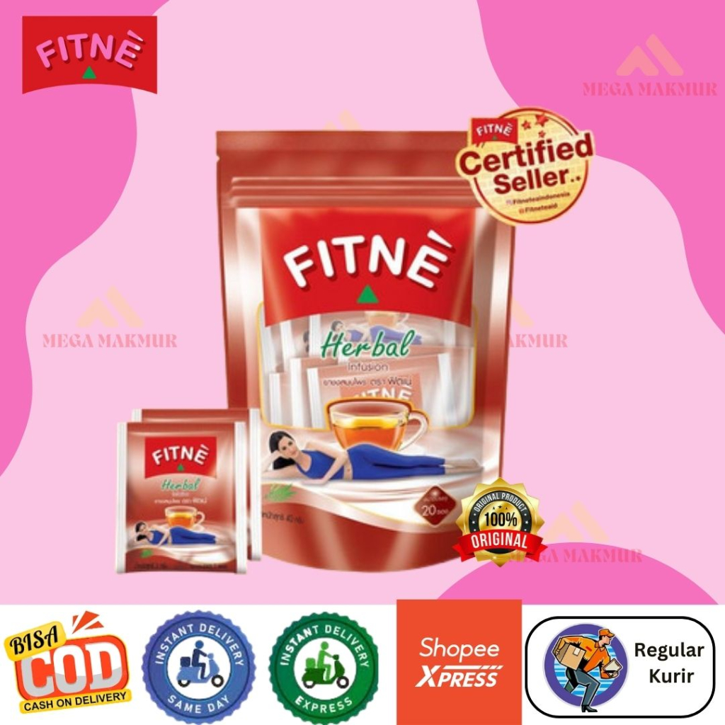 

TMM COD ASLI dr THAILAND, FITNE Tea Herbal rasa Original isi 40 sachet