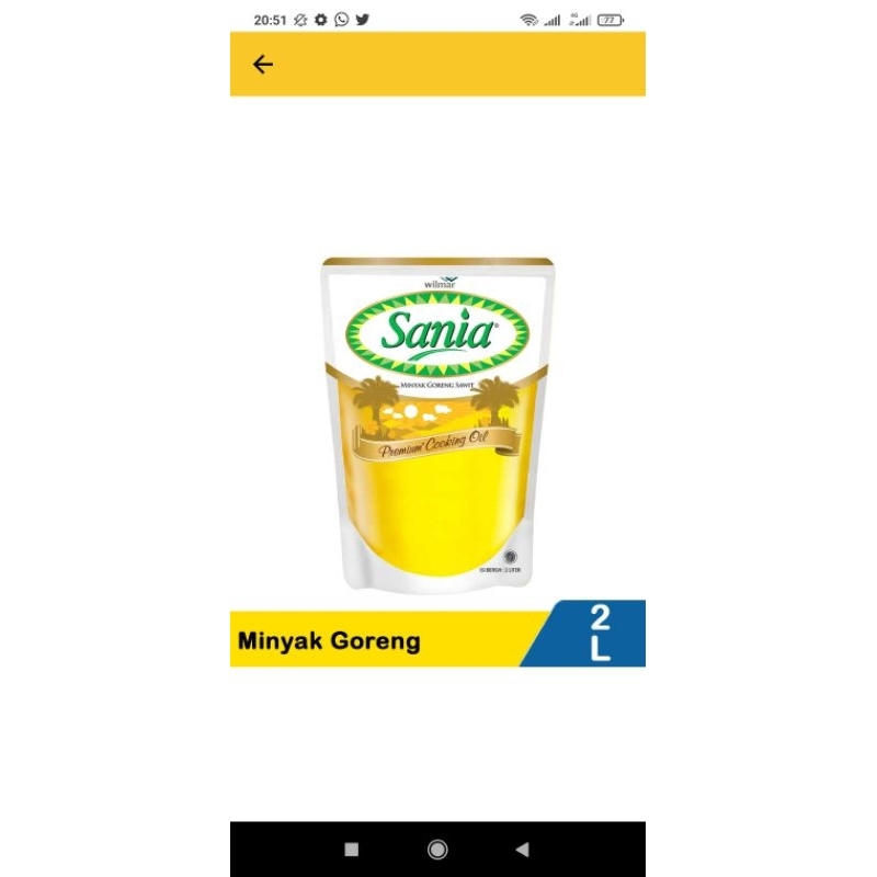 

minyak goreng sania 2literm