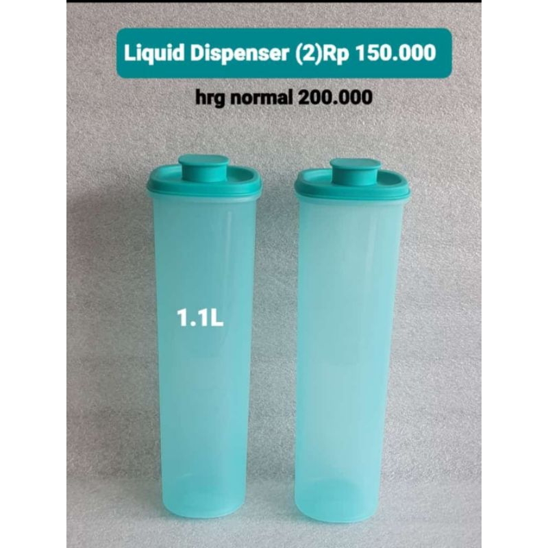 TUPPERWARE LIQUID DISPENSER MURAH/BOTOL MINUM/WADAH AIR/TEKO AIR