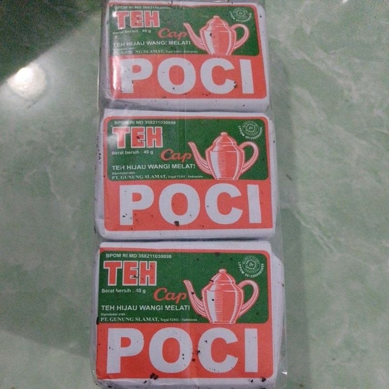 

teh poci hijau tubruk isi 10 pcs