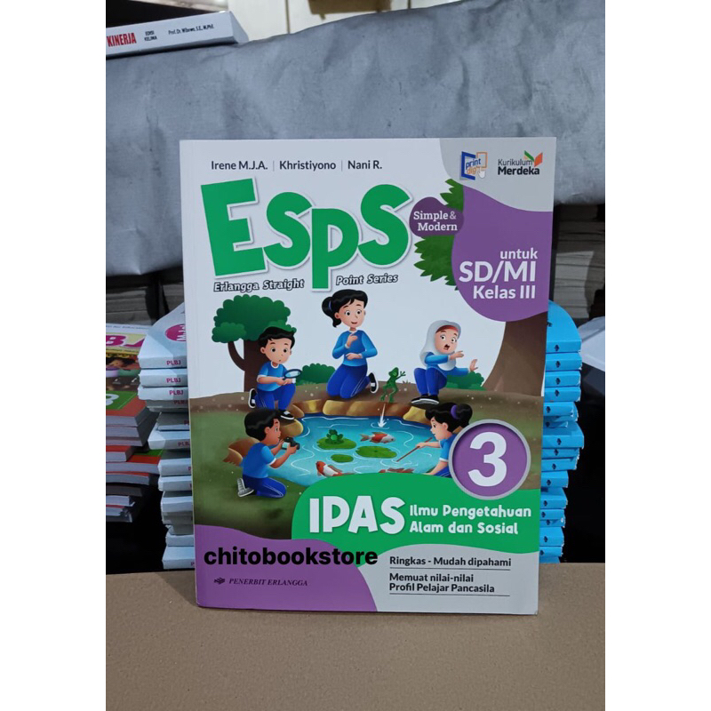 

Buku ESPS IPAS Ilmu Pengetahuan Alam dan Sosial untuk SD / MI kelas 3 kurikulum merdeka
