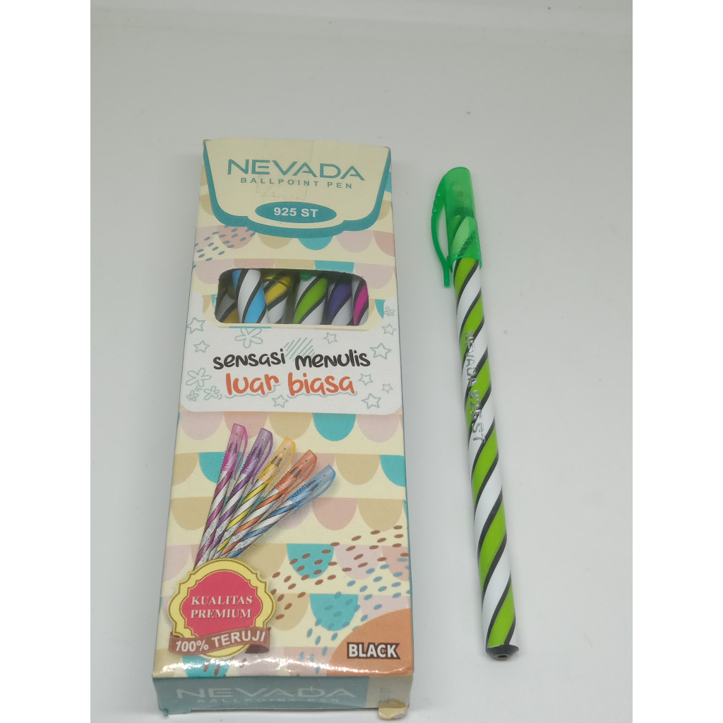 

PEN PULPEN NEVADA ULIR PEN MURAH HARGA 1 KOTAK ISI 12 PCS