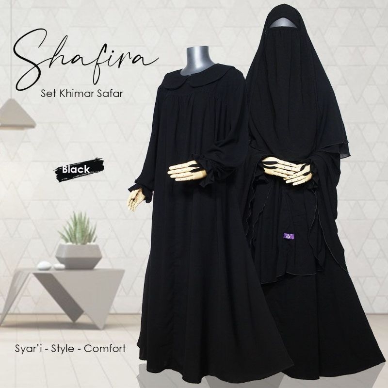 Set Safar Purdah Shafira by Fataya Hijab