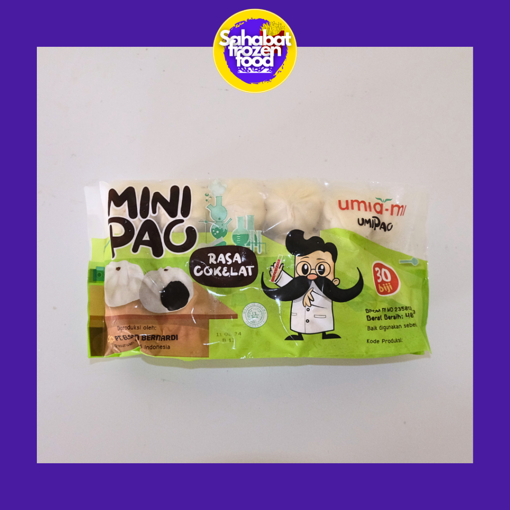 

Umiami Minipao Coklat - Bakpao Mini isi Coklat (30pcs/pack)