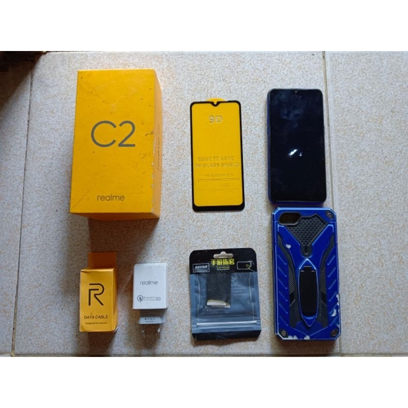 [BISA COD] hp realmi c2 3/32gb second 90%