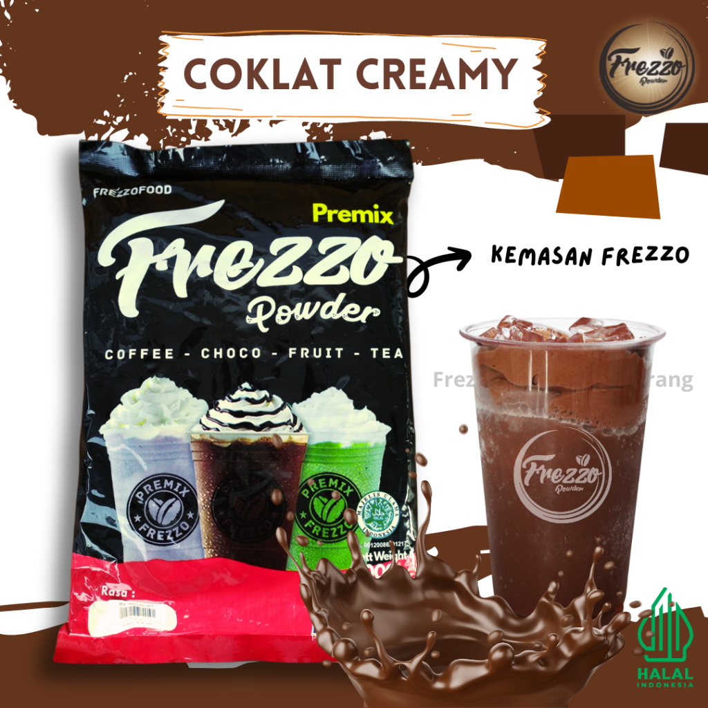 

Frezzo Coklat Creamy/Bubuk Minuman Coklat Creamy 1kg