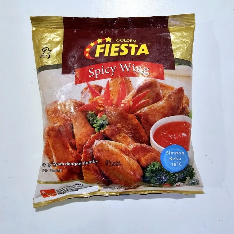 

Golden fiesta spicy wings 500gr