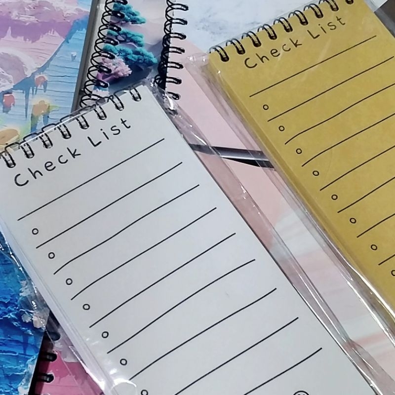 

Buku Catatan Kerja Harian - Check List To Do List Note Book