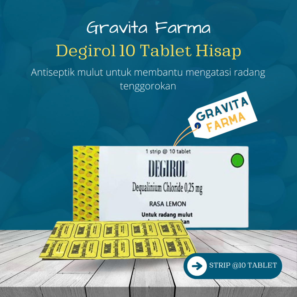 Degirol obat sakit tenggorokan isi 10 tablet hisap