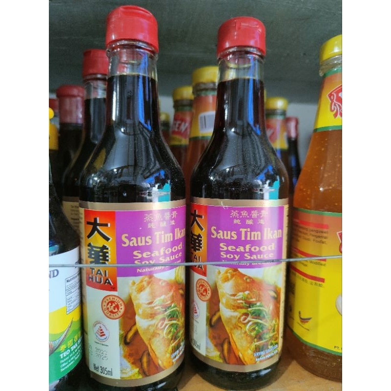 

TAI HUA SEAFOOD SOY SAUCE 305ML SAUS TIM IKAN/ SAOS STIM