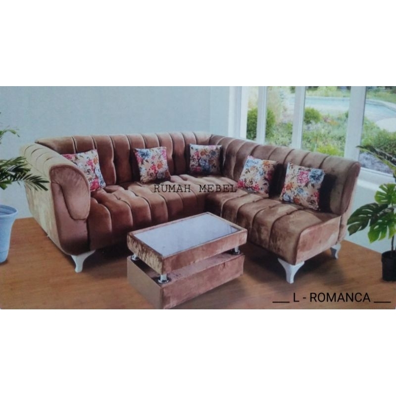 SOFA KURSI TAMU L MINIMALIS , Sofa Sudut Mewah