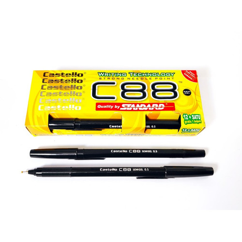 

Pulpen Standard Promo C88 Pulpen Murah Isi 1pack ( 12pcs + 1pcs ) TERMURAHH!!
