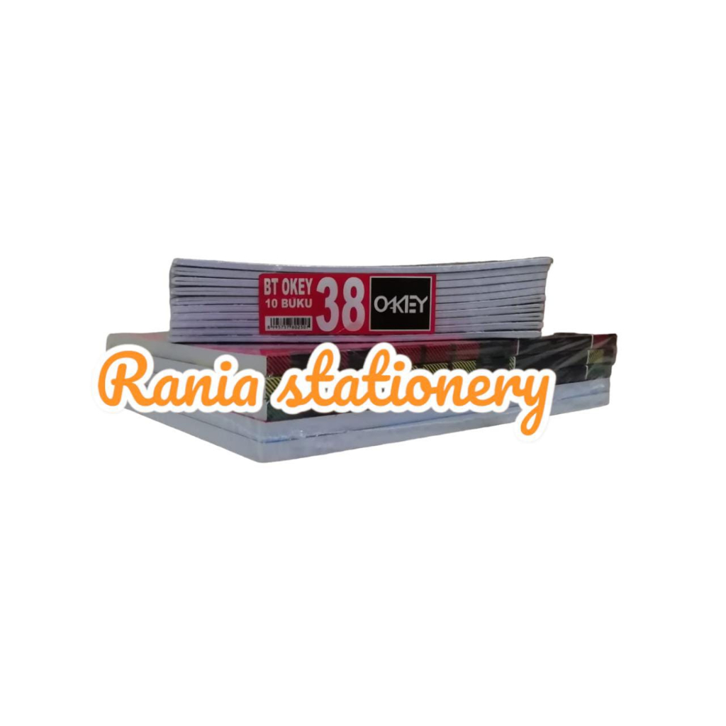 

BUKU TULIS OKEY 38 LEMBAR/ BUKU OKEY ISI 38 LEMBAR (1 PAK ISI 10 PCS)