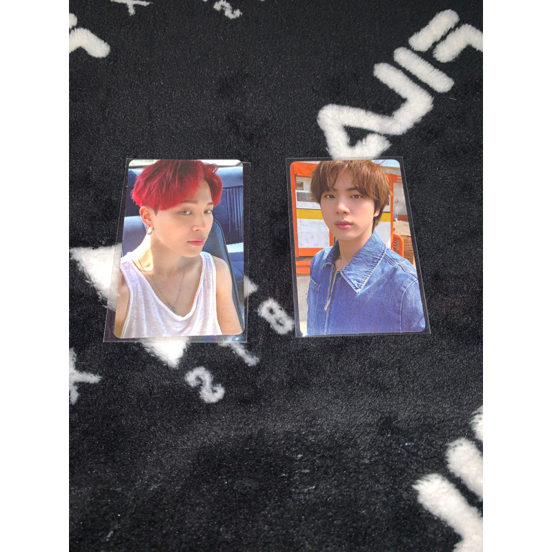 OFFICIAL PHOTOCARD BTS ( POB tincase butter member jimin, jin )