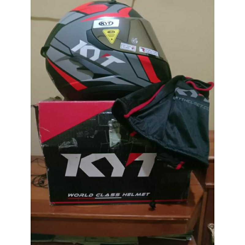 HELM KYT FALCON FR FULL PAKET GANTENG