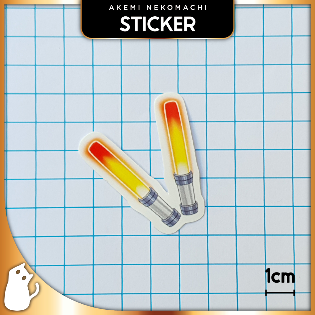 

LIGHT STICK - Akemi Nekomachi Sticker Vtuber