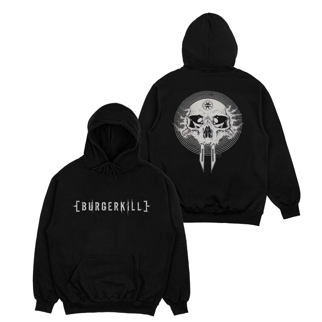 Sweater Hoodie Jumper Distro Band Metal Burgerkill x Maternal Disaster Premium Quality Bahan Katun S