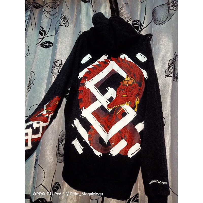 AHHA HOODIE DRAGON SIZE M ORIGINAL LIMITED EDITION
