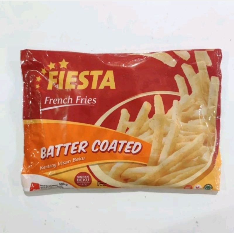 

FIESTA kentang shoestring battercoated 500gr